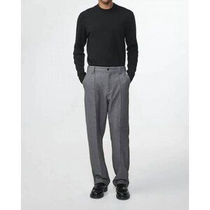 NN07 No Nationality Martin 100% Merino Wool Crew Neck Sweater Black, Size M